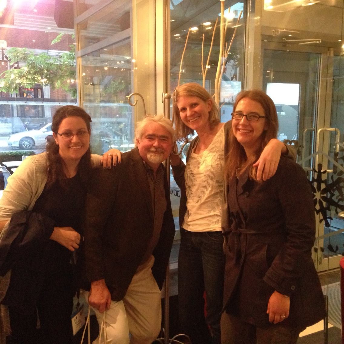Susana Wadgymar, Art, Emily Austen and Jennifer Ison, CSEE Meeting, Montreal, 2014.
